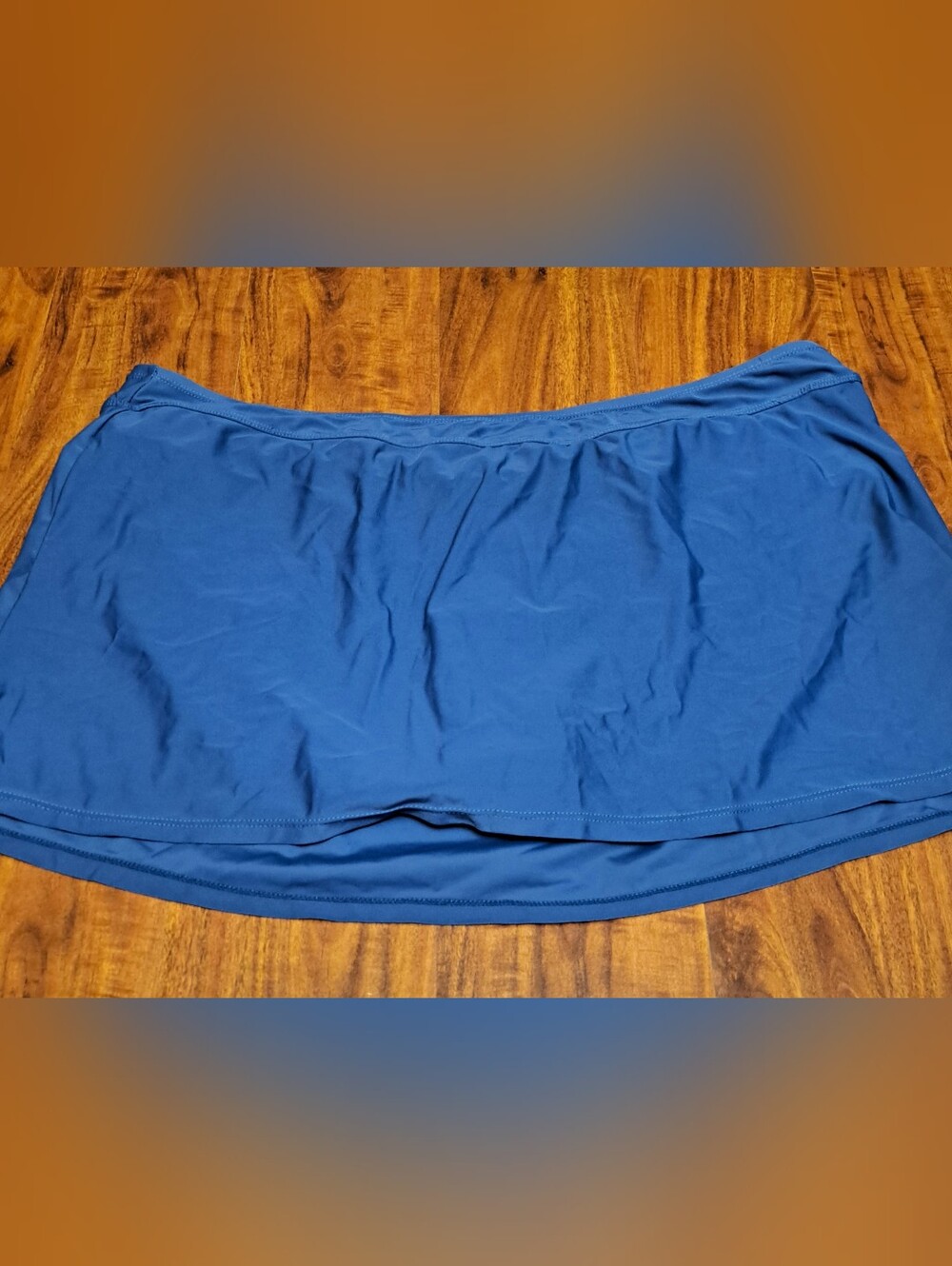 Swim Skort Blue Plus Sz 1X  Crown & Ivy